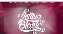 Desktop Screenshot of leticiablack.com.br